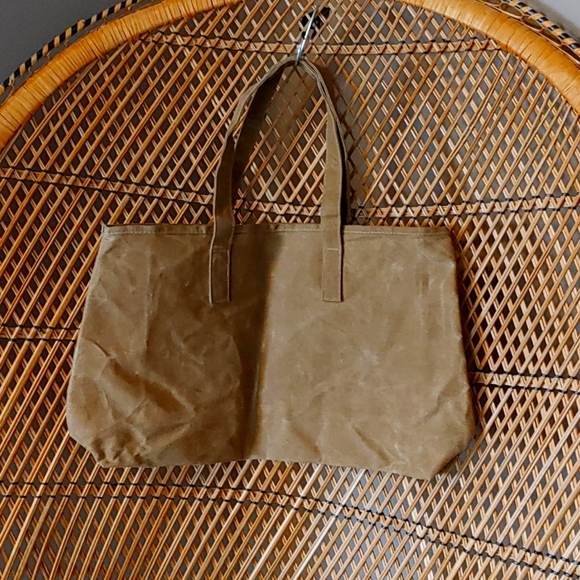 💚Origins Eco Friendly Wax Coated Recycled Tote - Picture 3 of 7